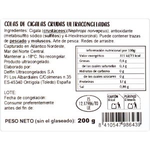 Cola de Cigala Congelada