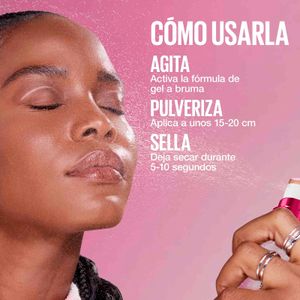 Sisena imatge del producte Broma Fixadora Facial Esprai Grippy Setting de la marca MAYBELLINE