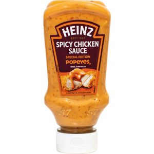 Salsa Spicy Chicken HEINZ, bocabajo 220 ml
