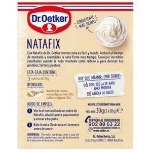 Segona imatge del producte Preparat Natafix 3 Sobres de la marca DR.OETKER