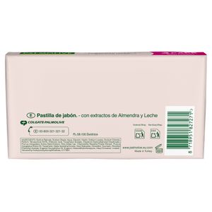 Segunda imagen del producto Jabón de Manos Pastilla Almendras y Leche de la marca PALMOLIVE
