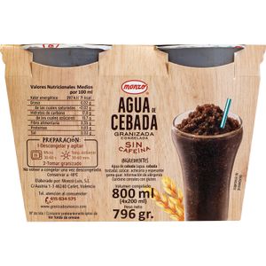 Granizado Cebada 4 Unidades