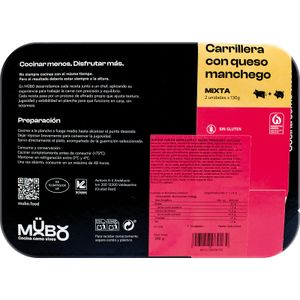 Segona imatge del producte Burger Mixta Galtes&Formatge de la marca MÜBO