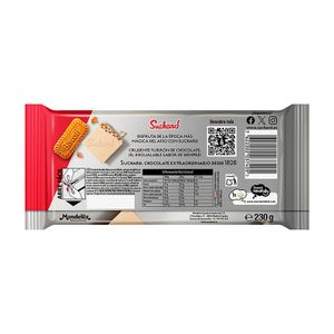 Segunda imagen del producto Turrón Chocolate Blanco Biscoff de la marca SUCHARD