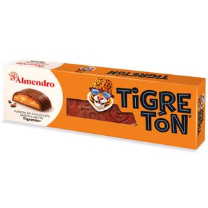 Turrón Praliné Sabor Bizcocho Tigretón EL ALMENDRO