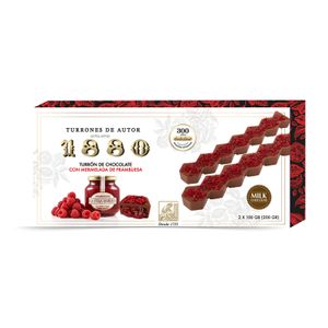 Imagen del producto Turrón Chocolate Mermelada Frambuesa de la marca 1880