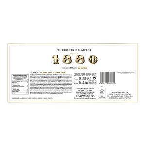 Segunda imagen del producto Turrón Avellana Dubai de la marca 1880