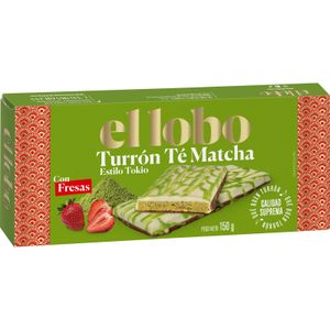 Turrón Té Matcha Con Fresa Tokio