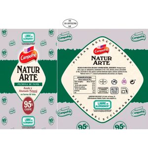 Tercera imatge del producte Pit de Titot 95% Carn Naturarte de la marca CAMPOFRIO