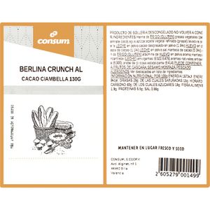 Segona imatge del producte Berlina Xoco Crunch Superior