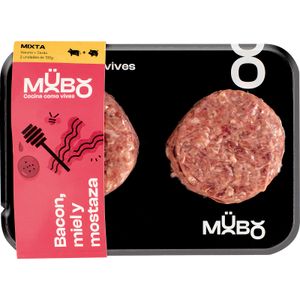 Burger Mixta Bacon Miel y Mostaza