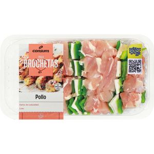 Imagen del producto Brochetas de Pollo de la marca CONSUM