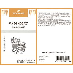Segona imatge del producte Pa de Fogassa Clàssic