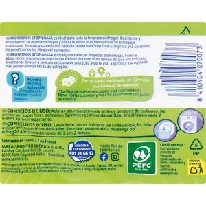 Estropajos Fibra Verde Frotaspon Duplo