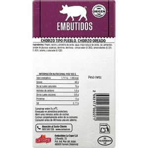 Chorizo Tipo Pueblo