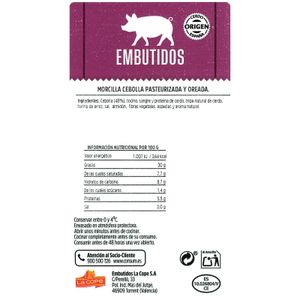 Morcilla de Cebolla Oreada