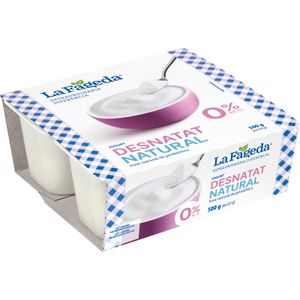 Yogur natural desnatado La Fageda 125g 4u. 4 x 125 gr