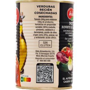 Pisto con Verduras Lata